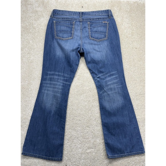 Cruel Denim Hannah Jean Womens 33/15R Medium Blue Mid Rise Bootcut Stretch Denim - Picture 4 of 10